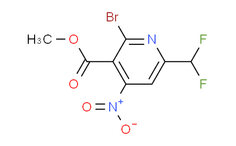 Methyl 2-bromo-6-(difluoromethyl)-4-nitropyridine-3-carboxylate