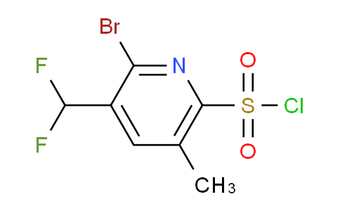 AM123743 | 1805250-09-2 | 2-Bromo-3-(difluoromethyl)-5-methylpyridine-6-sulfonyl chloride