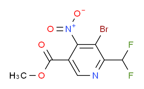 AM123745 | 1806859-14-2 | Methyl 3-bromo-2-(difluoromethyl)-4-nitropyridine-5-carboxylate