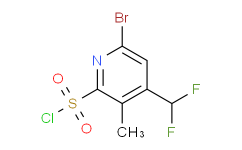 AM123748 | 1805377-00-7 | 6-Bromo-4-(difluoromethyl)-3-methylpyridine-2-sulfonyl chloride