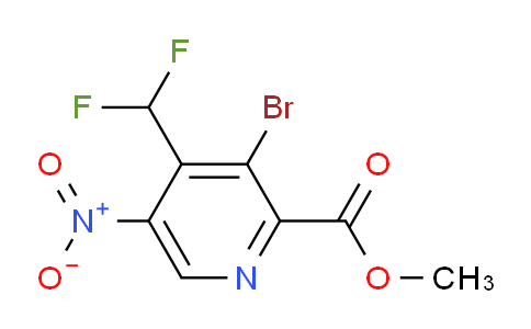 AM123750 | 1804673-21-9 | Methyl 3-bromo-4-(difluoromethyl)-5-nitropyridine-2-carboxylate