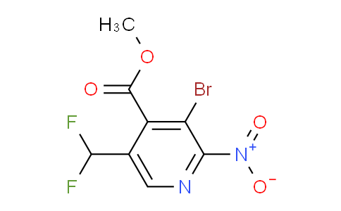 AM123753 | 1806859-36-8 | Methyl 3-bromo-5-(difluoromethyl)-2-nitropyridine-4-carboxylate