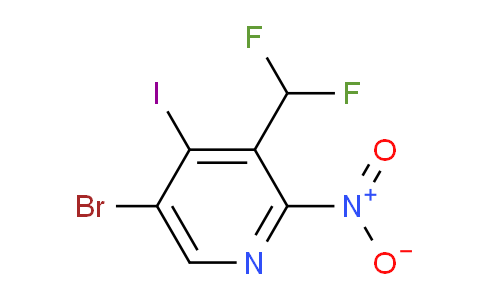 AM123759 | 1805166-24-8 | 5-Bromo-3-(difluoromethyl)-4-iodo-2-nitropyridine