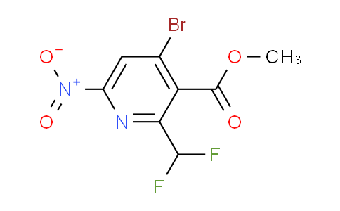 AM123760 | 1806859-54-0 | Methyl 4-bromo-2-(difluoromethyl)-6-nitropyridine-3-carboxylate