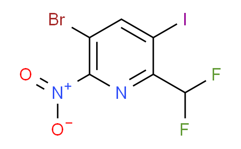 AM123766 | 1804847-03-7 | 5-Bromo-2-(difluoromethyl)-3-iodo-6-nitropyridine
