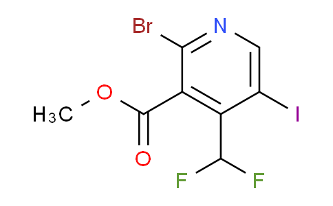 AM123767 | 1805416-65-2 | Methyl 2-bromo-4-(difluoromethyl)-5-iodopyridine-3-carboxylate