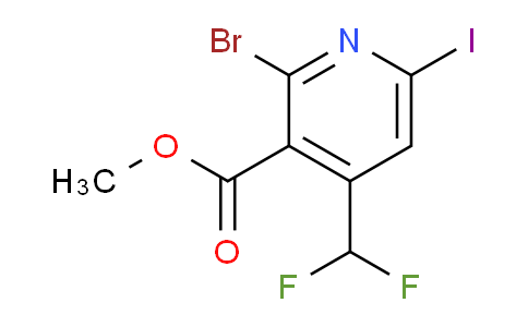 AM123768 | 1806910-97-3 | Methyl 2-bromo-4-(difluoromethyl)-6-iodopyridine-3-carboxylate
