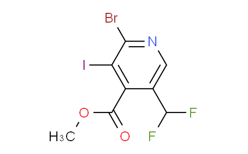 AM123770 | 1805925-08-9 | Methyl 2-bromo-5-(difluoromethyl)-3-iodopyridine-4-carboxylate
