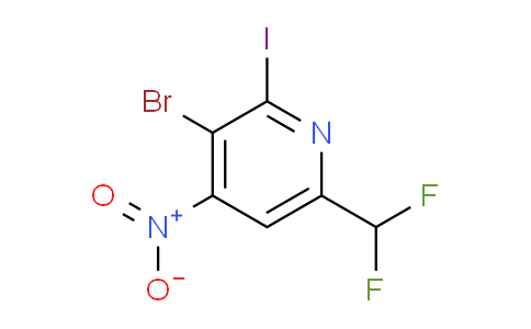 AM123771 | 1805410-81-4 | 3-Bromo-6-(difluoromethyl)-2-iodo-4-nitropyridine