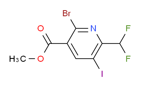 AM123781 | 1804841-22-2 | Methyl 2-bromo-6-(difluoromethyl)-5-iodopyridine-3-carboxylate