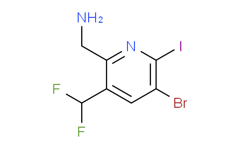 AM123783 | 1805240-67-8 | 2-(Aminomethyl)-5-bromo-3-(difluoromethyl)-6-iodopyridine