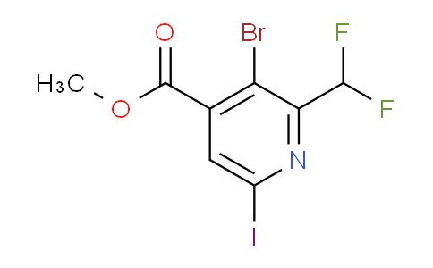 AM123787 | 1804841-30-2 | Methyl 3-bromo-2-(difluoromethyl)-6-iodopyridine-4-carboxylate