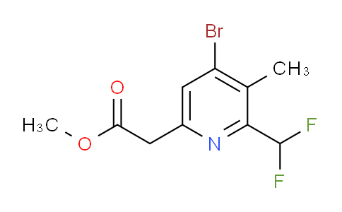 AM123792 | 1806917-50-9 | Methyl 4-bromo-2-(difluoromethyl)-3-methylpyridine-6-acetate