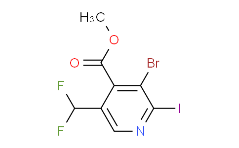 AM123793 | 1806911-52-3 | Methyl 3-bromo-5-(difluoromethyl)-2-iodopyridine-4-carboxylate