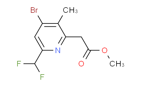 AM123794 | 1806870-65-4 | Methyl 4-bromo-6-(difluoromethyl)-3-methylpyridine-2-acetate