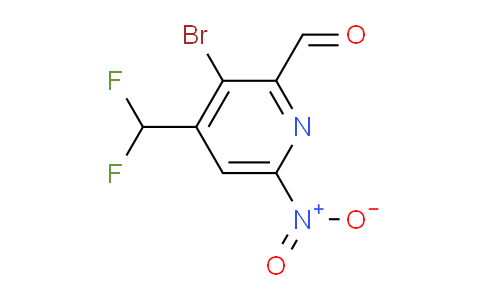 AM123796 | 1805443-88-2 | 3-Bromo-4-(difluoromethyl)-6-nitropyridine-2-carboxaldehyde