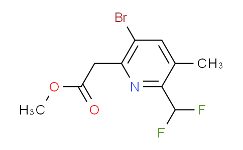 AM123797 | 1805355-42-3 | Methyl 5-bromo-2-(difluoromethyl)-3-methylpyridine-6-acetate