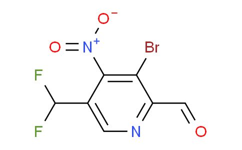 AM123799 | 1805249-71-1 | 3-Bromo-5-(difluoromethyl)-4-nitropyridine-2-carboxaldehyde