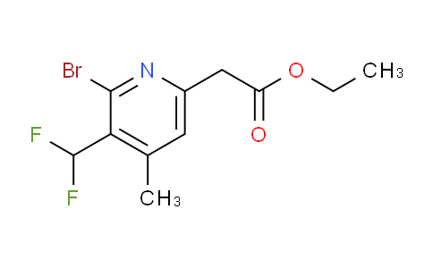AM123801 | 1805937-82-9 | Ethyl 2-bromo-3-(difluoromethyl)-4-methylpyridine-6-acetate