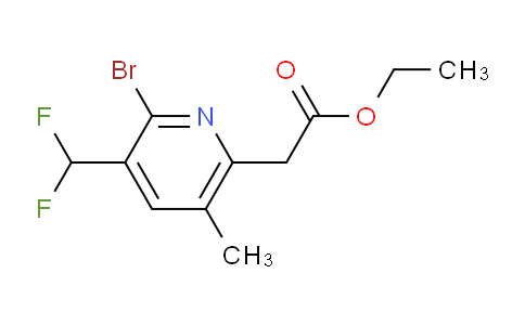AM123803 | 1806994-97-7 | Ethyl 2-bromo-3-(difluoromethyl)-5-methylpyridine-6-acetate