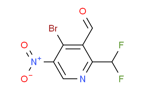 AM123806 | 1805358-64-8 | 4-Bromo-2-(difluoromethyl)-5-nitropyridine-3-carboxaldehyde