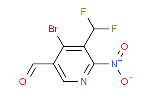 AM123810 | 1806872-75-2 | 4-Bromo-3-(difluoromethyl)-2-nitropyridine-5-carboxaldehyde
