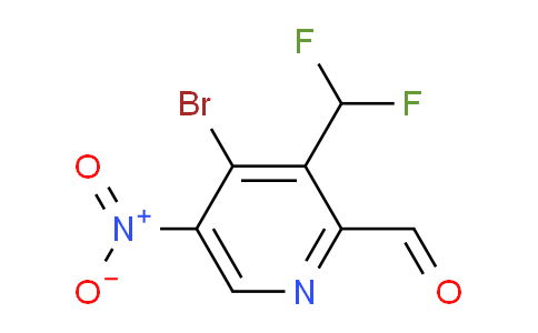 AM123812 | 1804978-64-0 | 4-Bromo-3-(difluoromethyl)-5-nitropyridine-2-carboxaldehyde
