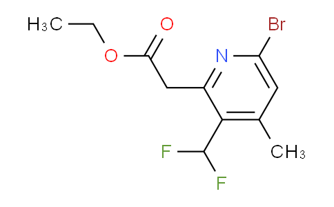 AM123813 | 1806917-76-9 | Ethyl 6-bromo-3-(difluoromethyl)-4-methylpyridine-2-acetate