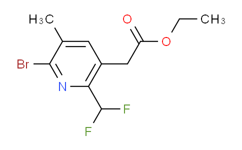 AM123815 | 1804954-16-2 | Ethyl 2-bromo-6-(difluoromethyl)-3-methylpyridine-5-acetate