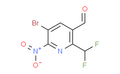 AM123819 | 1806858-31-0 | 3-Bromo-6-(difluoromethyl)-2-nitropyridine-5-carboxaldehyde