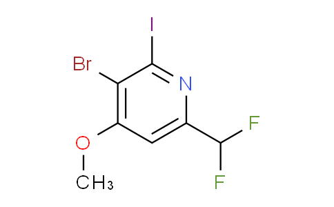 AM123834 | 1805407-63-9 | 3-Bromo-6-(difluoromethyl)-2-iodo-4-methoxypyridine