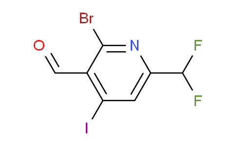 AM123837 | 1805374-08-6 | 2-Bromo-6-(difluoromethyl)-4-iodopyridine-3-carboxaldehyde
