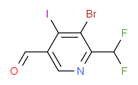 AM123840 | 1806909-35-2 | 3-Bromo-2-(difluoromethyl)-4-iodopyridine-5-carboxaldehyde