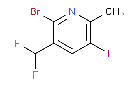AM123841 | 1806870-53-0 | 2-Bromo-3-(difluoromethyl)-5-iodo-6-methylpyridine