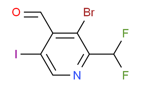 AM123843 | 1804890-68-3 | 3-Bromo-2-(difluoromethyl)-5-iodopyridine-4-carboxaldehyde