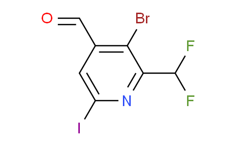 AM123844 | 1805382-41-5 | 3-Bromo-2-(difluoromethyl)-6-iodopyridine-4-carboxaldehyde