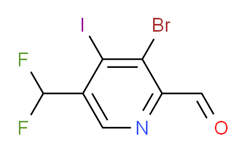 AM123852 | 1805414-59-8 | 3-Bromo-5-(difluoromethyl)-4-iodopyridine-2-carboxaldehyde