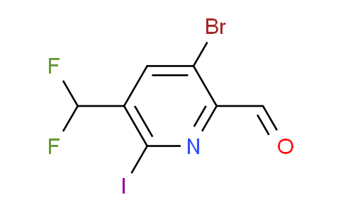 AM123853 | 1805924-14-4 | 3-Bromo-5-(difluoromethyl)-6-iodopyridine-2-carboxaldehyde