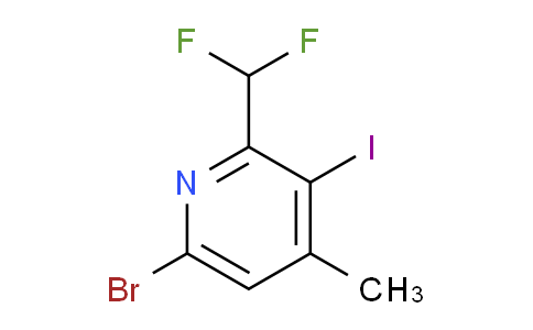 AM123859 | 1804889-57-3 | 6-Bromo-2-(difluoromethyl)-3-iodo-4-methylpyridine
