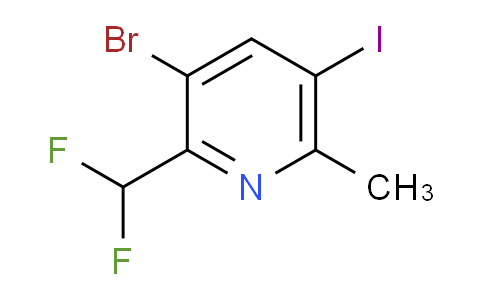 AM123862 | 1806070-49-4 | 3-Bromo-2-(difluoromethyl)-5-iodo-6-methylpyridine