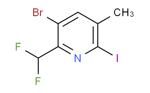 AM123864 | 1805408-65-4 | 3-Bromo-2-(difluoromethyl)-6-iodo-5-methylpyridine