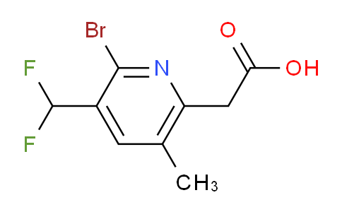 AM123876 | 1805936-63-3 | 2-Bromo-3-(difluoromethyl)-5-methylpyridine-6-acetic acid