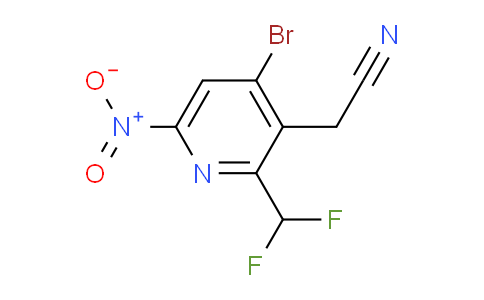 AM123877 | 1804976-21-3 | 4-Bromo-2-(difluoromethyl)-6-nitropyridine-3-acetonitrile