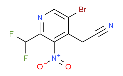 AM123883 | 1806914-22-6 | 5-Bromo-2-(difluoromethyl)-3-nitropyridine-4-acetonitrile