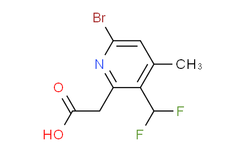 AM123886 | 1805936-79-1 | 6-Bromo-3-(difluoromethyl)-4-methylpyridine-2-acetic acid