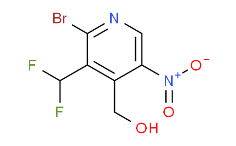 2-Bromo-3-(difluoromethyl)-5-nitropyridine-4-methanol