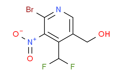 2-Bromo-4-(difluoromethyl)-3-nitropyridine-5-methanol