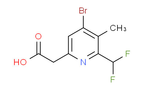 AM123907 | 1805354-79-3 | 4-Bromo-2-(difluoromethyl)-3-methylpyridine-6-acetic acid