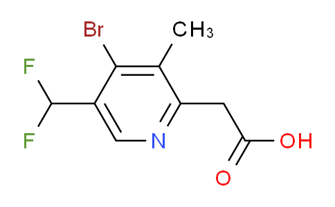 AM123912 | 1805354-93-1 | 4-Bromo-5-(difluoromethyl)-3-methylpyridine-2-acetic acid