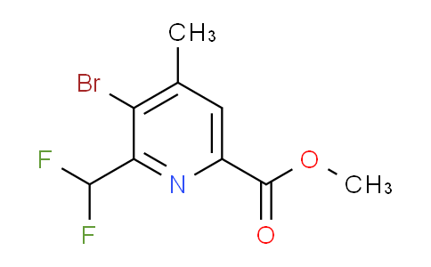 AM123915 | 1806994-50-2 | Methyl 3-bromo-2-(difluoromethyl)-4-methylpyridine-6-carboxylate